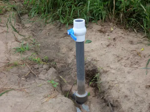 Sortie d’eau en bout de ligne